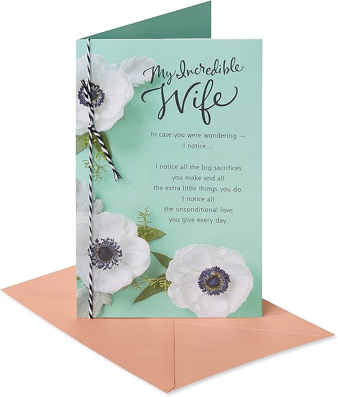 American Greetings Birthday Card for Wife (My Incredible Wife)