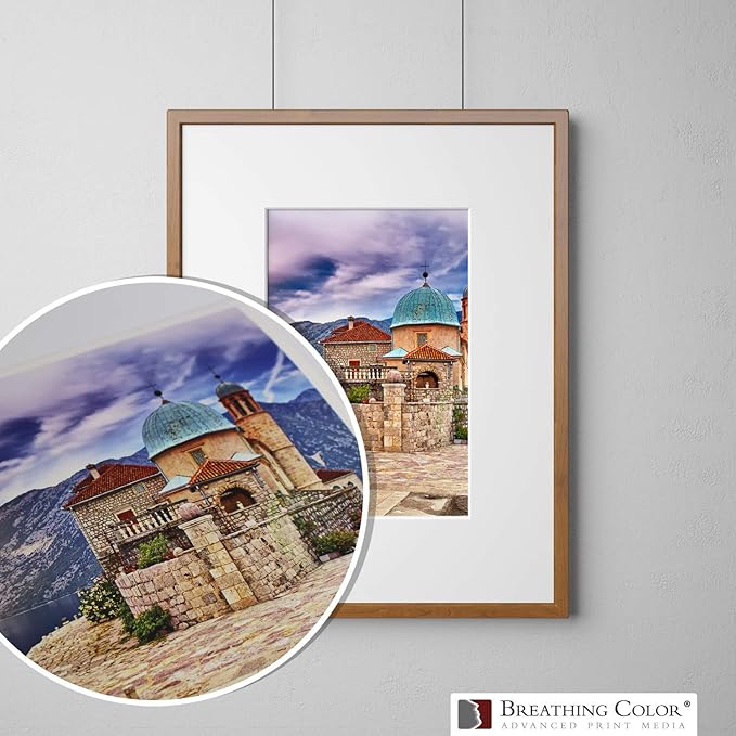 Elegance Velvet 36 in x 40 ft roll is a Premium Matte 310 gsm, Cold Pressed Bright White Museum Grade Fine Art Inkjet Paper, Compatible with Most Dye-Based and Pigment Printers