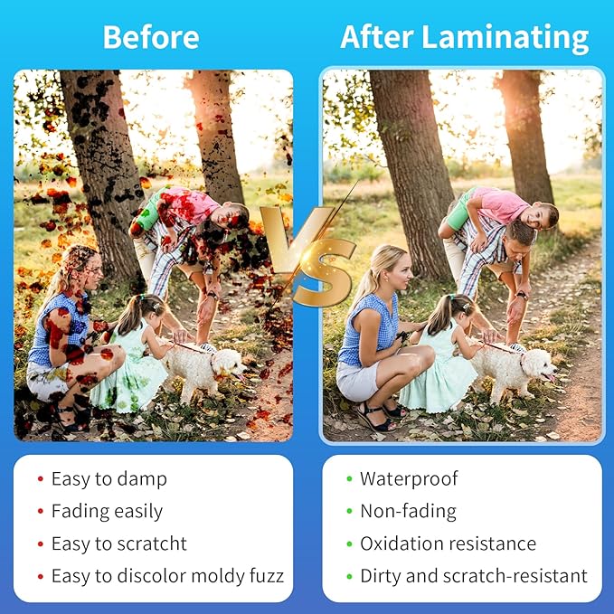 Clear Thermal Laminating Pouches – 9 x 11.5 Inch, 3 mil Thick (200 Pack) – Professional-Grade Lamination Sheets for Documents, Photos & Crafts – Fits 8.5 x 11 Letter Size Paper - [3mil 200 Packs]