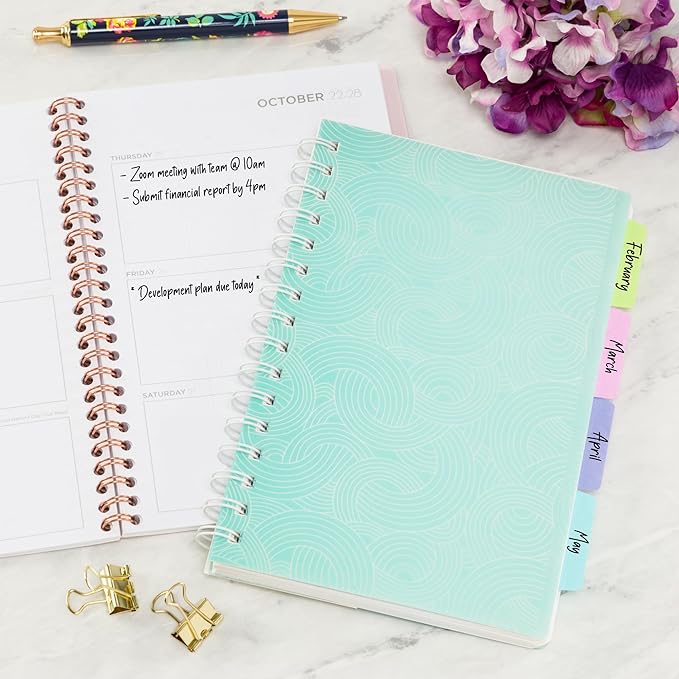 Avery Margin Ultra Tabs, 2.5" x 1", 2-Side Writable, Assorted Pastel Colors, 48 Repositionable Tabs (74867)