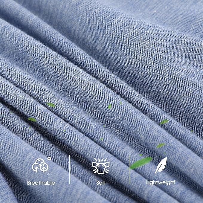 BAMBOO COOL Men's Ultra Breathable Underwear,No Riding Up Boxer Briefs with ComfortFlexible Waistband,Multipack