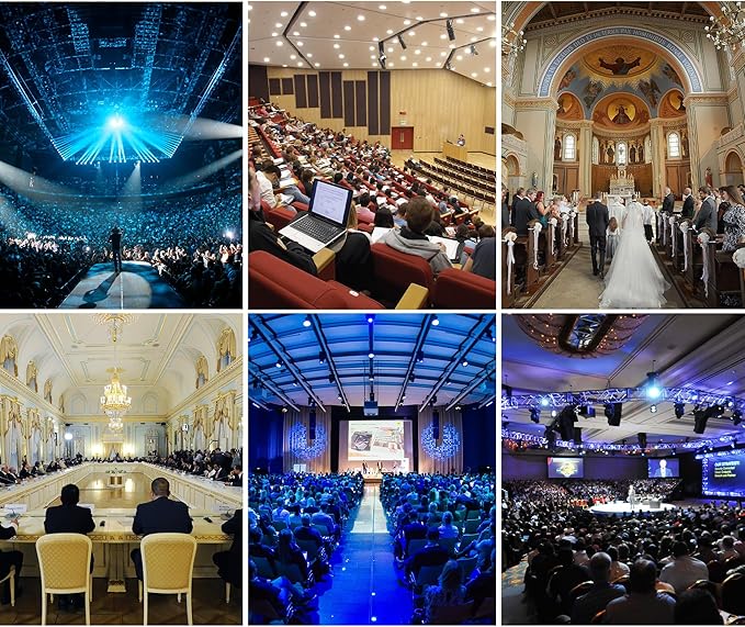 AI Auto Tracking PTZ Camera 3G-SDI/USB3.0/HDMI/LAN PoE 30X Optical and 8X Digital Zoom Live Streaming Camera 1080P 60FPS for Church Services Worship Education Events vMix OBS YouTube