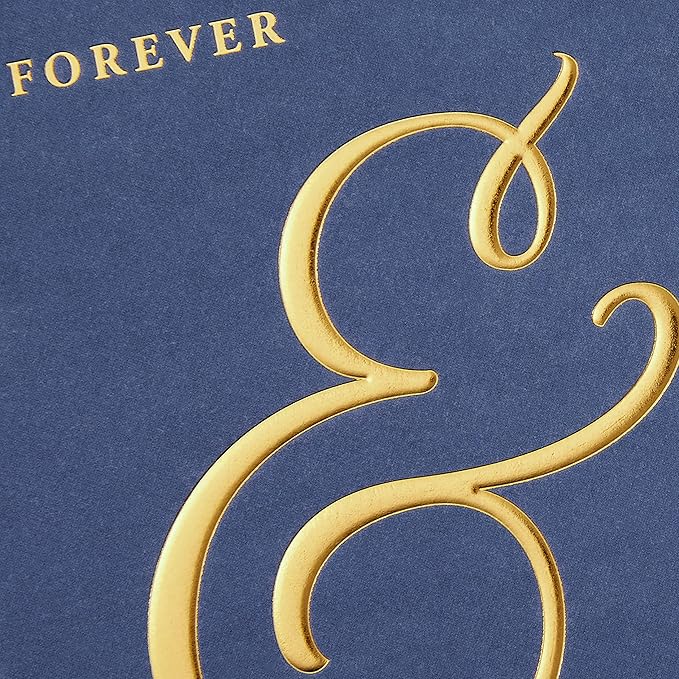 Hallmark Signature Valentine's Day Card (Forever & Always) for Anniversary, Romantic Birthday, Everyday Love, Sweetest Day