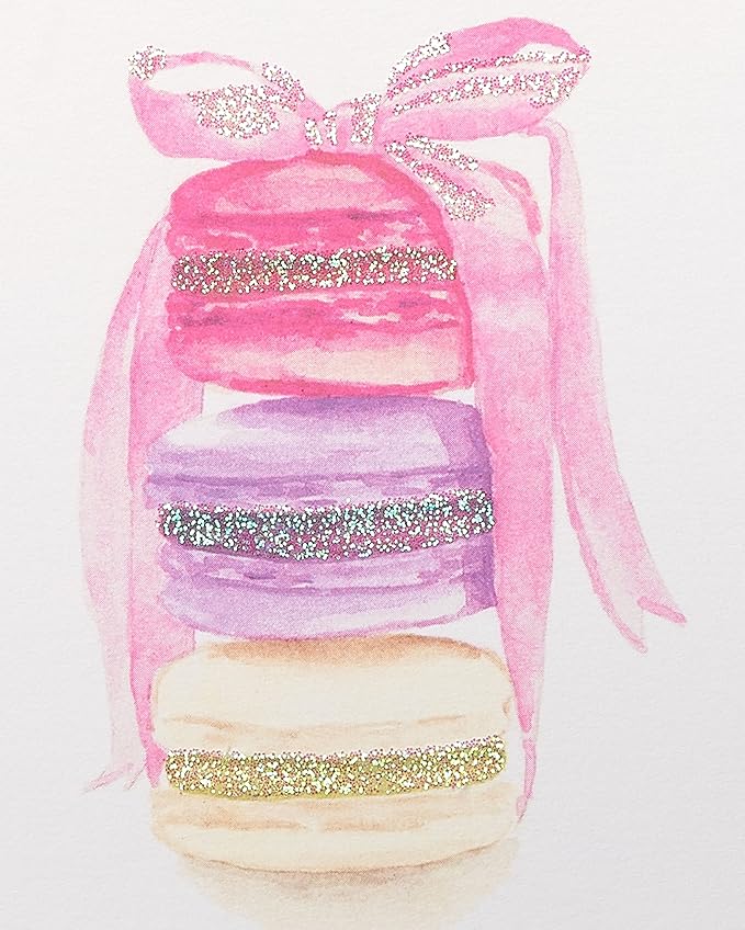 Papyrus Blank Cards with Envelopes, Stack of Macarons (14-Count)