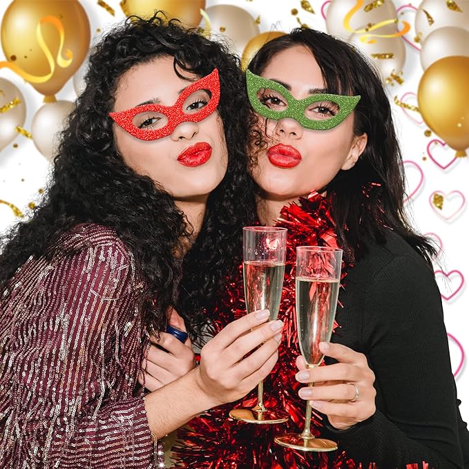 24 Sheets Green Glitter Cardstock Paper, A4 Premium Sparkly Paper for Scrapbook, DIY Projects, Party Decoration, Gift Box Wrapping 250GSM/92lb