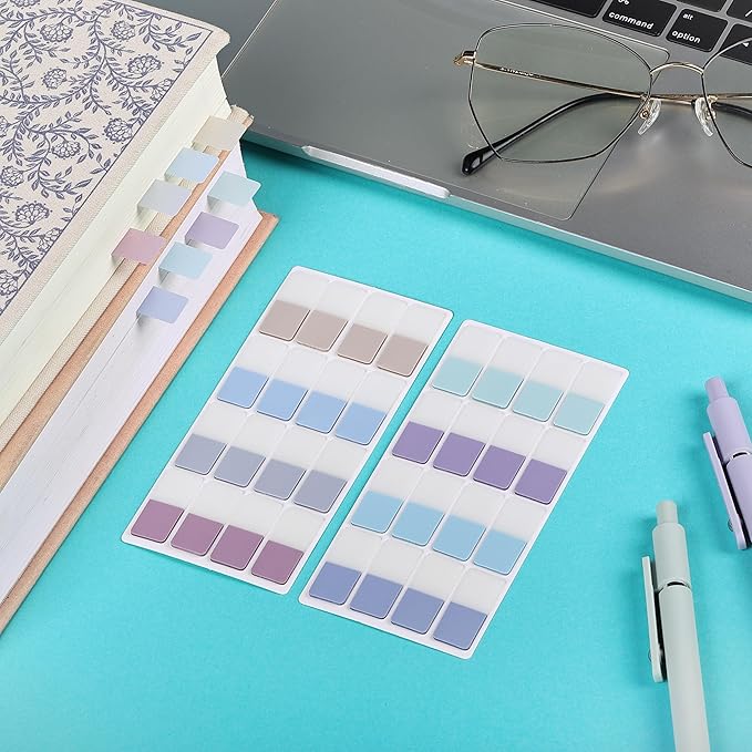 Mr. Pen- Sticky Index Tabs, 480 Pcs, Pastel Sticky Tabs for Notebooks, Page Markers, Page Tabs for Binders, Page Tabs Sticky Tabs for Books, Notebook Tabs, Book Sticky Tabs for Notebooks