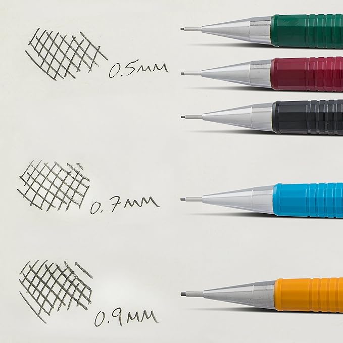 Pentel® Sharp™ Automatic Drafting Pencils, 0.9 mm, Black, Pack Of 2