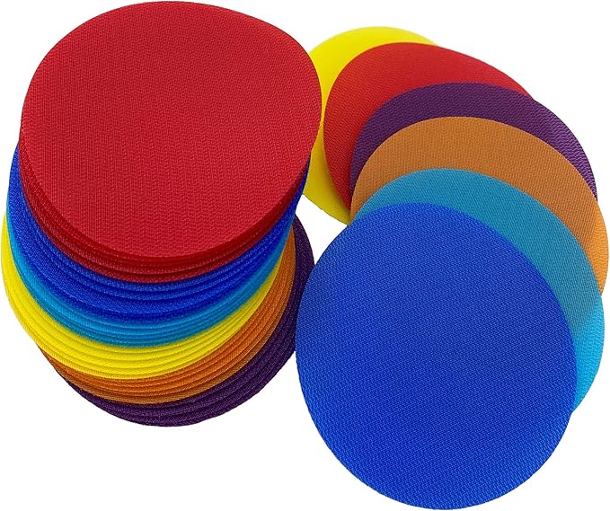 Carpet Markers 5" for Kids, Multicolor Spot Circle Markers for Classroom Teachers, Preschool and Kindergarten (30 Packs Of Circle)