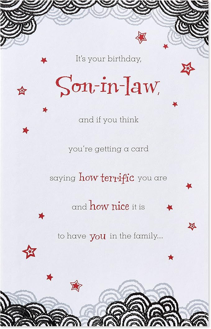 American Greetings Birthday Card for Son-in-Law (How Terrific)