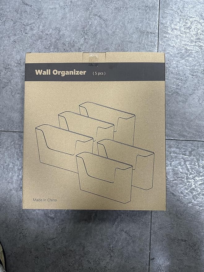 YOHOM No Drilling File Holders (Grey 5)