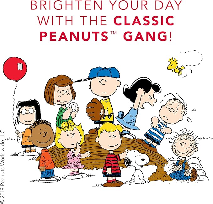 Graphique Soft Cover Journal, Peanuts Typewriter Design - 200 Ruled Pages, Cute Snoopy Design on Cover, 6" x 8.25" x .5" - Durable Notebook for Notes, Lists, Recipes, and More