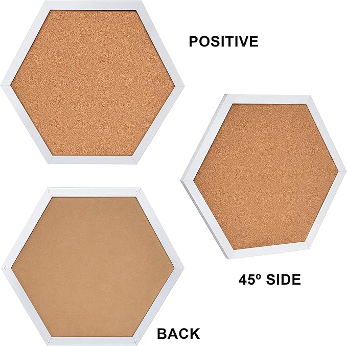 4 Packs Cork Board,Corkboards for Wall,Small Cork Board Decorations,Cork Boards for Walls with Frame, Decorative for Office, School & Home