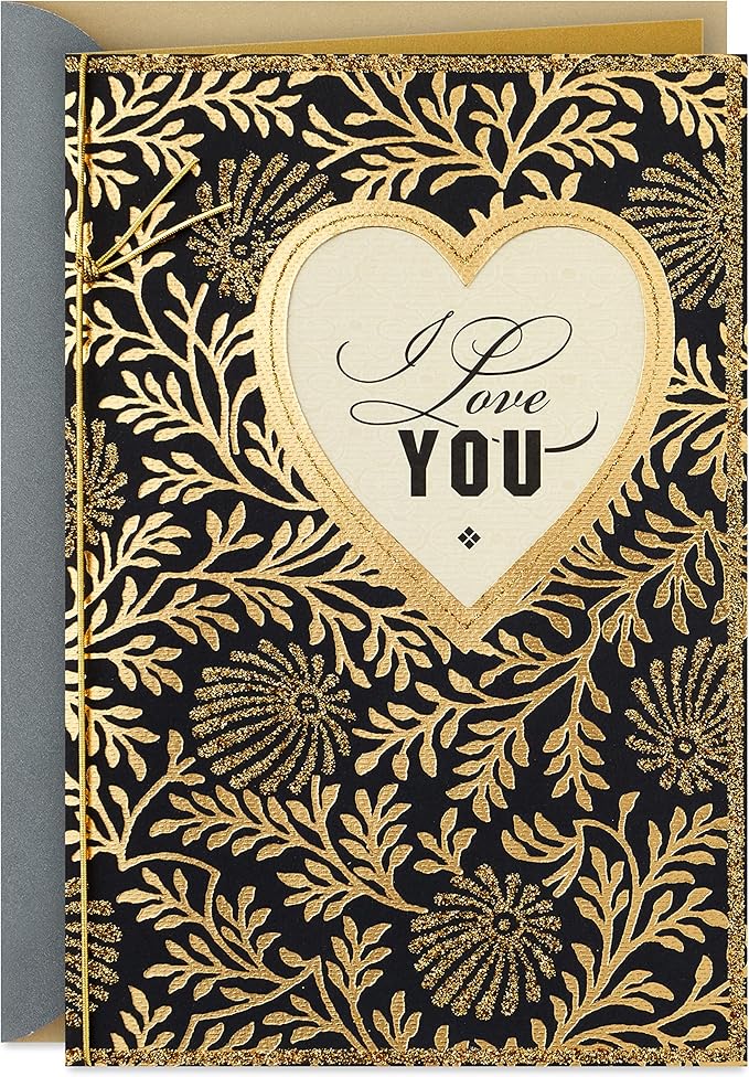 Hallmark Romantic Valentine's Day Card (Only One for Me) for Anniversary, Love, Romantic Birthday, Sweetest Day