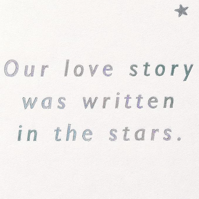 American Greetings Romantic Card (Written In The Stars)