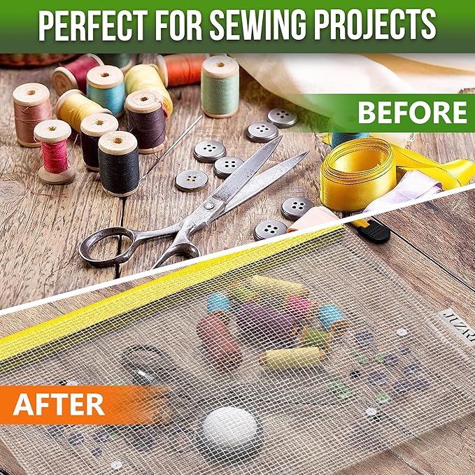 22 Pack Mesh Zipper Pouch Bags 10x14 inch - Plastic Zipper Pouches for Organizing - Document Bags With Zippers - Letter Size Zippered Pouch - Document Pouches With Zippers