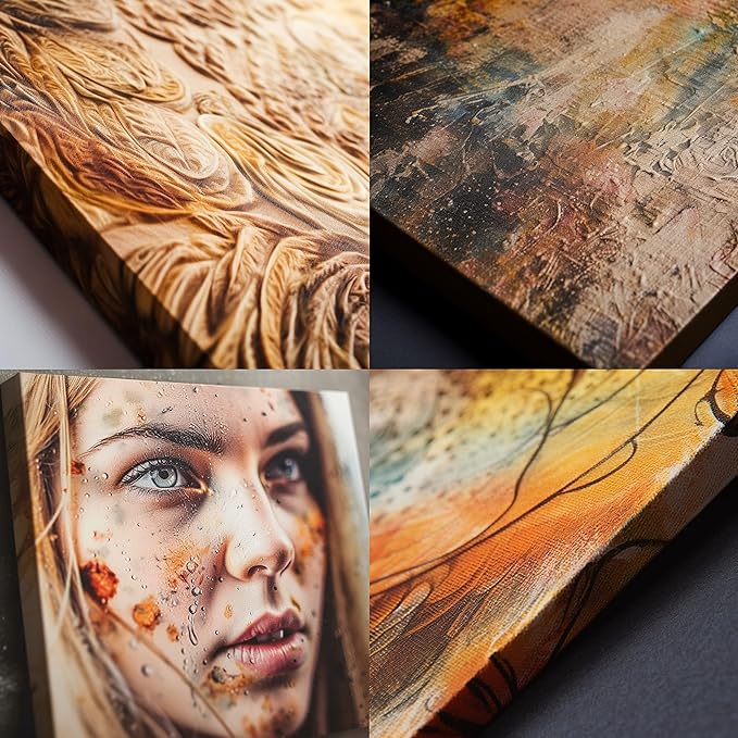 Premium Polyster Matte Canvas Roll, Quick Dry, Wide Format Inkjet Printer Compatible, Perfect for Fine Art, Photography, Giclée Printing, Archival Quality Prints. (24"x100' 290gsm Polyester 6Rolls)
