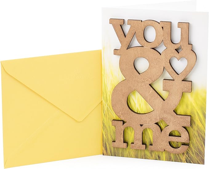 Hallmark Signature Anniversary Card (Wooden You & Me) (0799RZH4004)