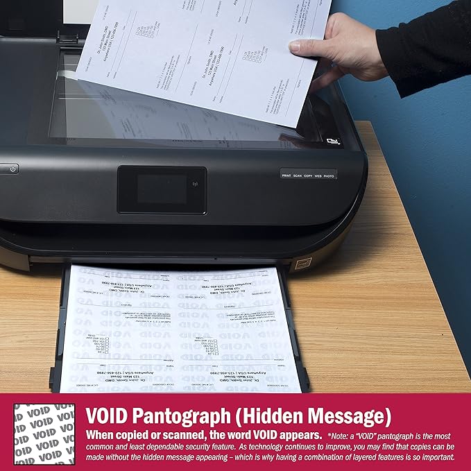 DocuGard Premier Medical Security Paper for Printing Prescriptions and Preventing Fraud, CMS Approved, 10 Security Features, Laser and Inkjet Safe, Blue, 8.5 x 11, 24 lb., 2500 Sheets (04543C)